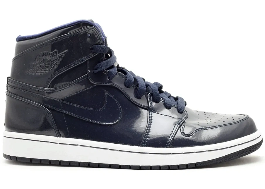 Фото № 1 с приближением к товару «‎Jordan 1 Retro High Patent Dark Obsidian»