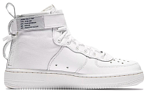 Фото № 2 с приближением к товару «‎Nike SF Air Force One Mid White (GS)»