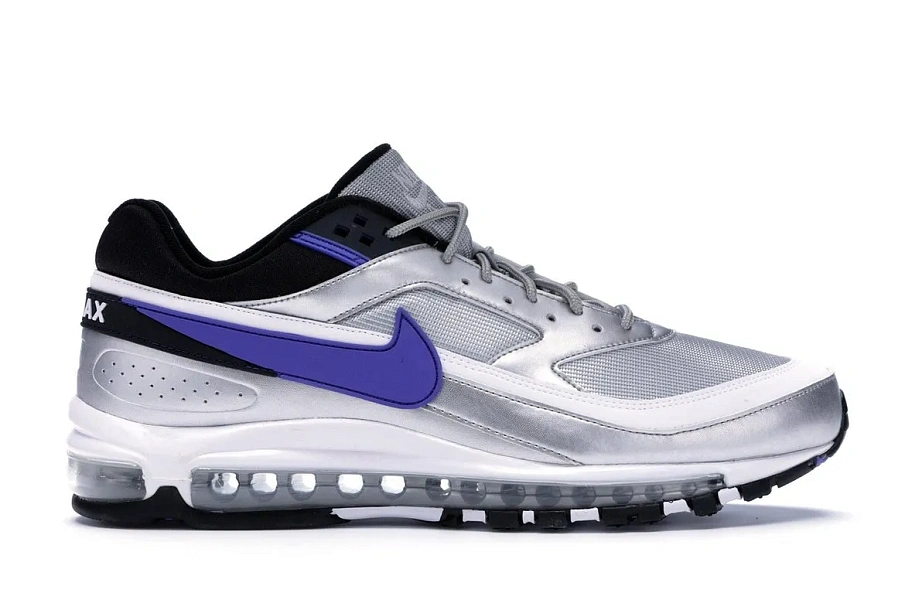 Фото № 1 с приближением к товару «‎Nike Air Max 97/BW Metallic Silver Persian Violet»