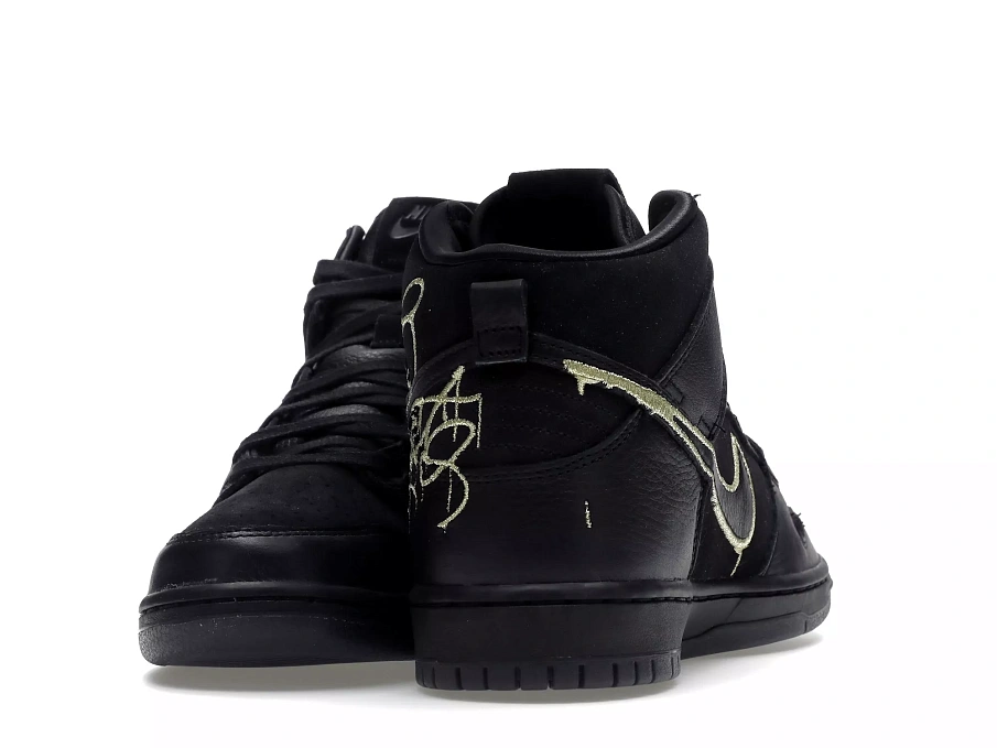 Фото № 2 с приближением к товару «‎Nike SB Dunk High FAUST Black Gold»