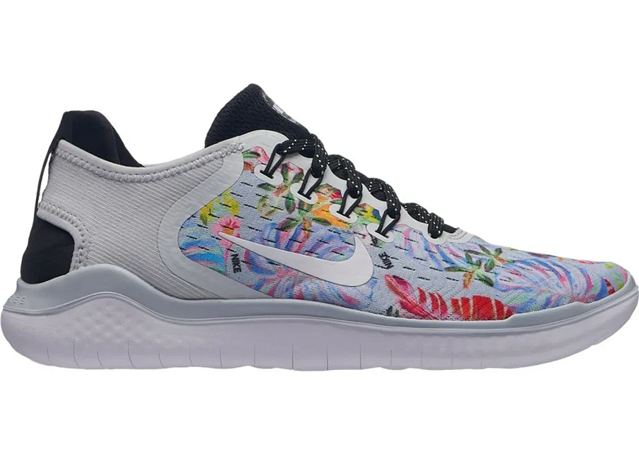 Фото № 1 с приближением к товару «‎Nike Free RN 2018 Floral Pure Platinum »