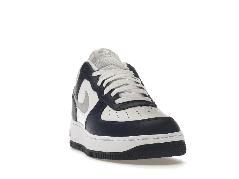 Фото № 2 с приближением к товару «‎Nike Air Force 1 Low White Navy Grey»