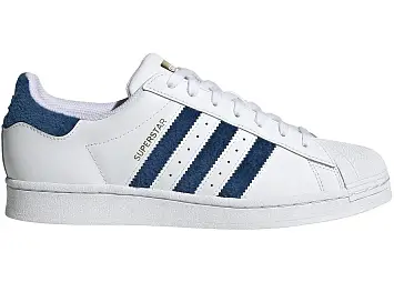 adidas Superstar Chenille Stripes Cloud White Blue (H00189)