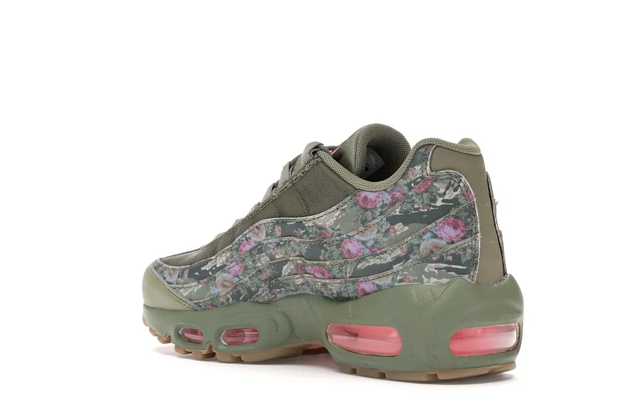 Фото № 6 с приближением к товару «‎Nike Air Max 95 Floral Neutral Olive »