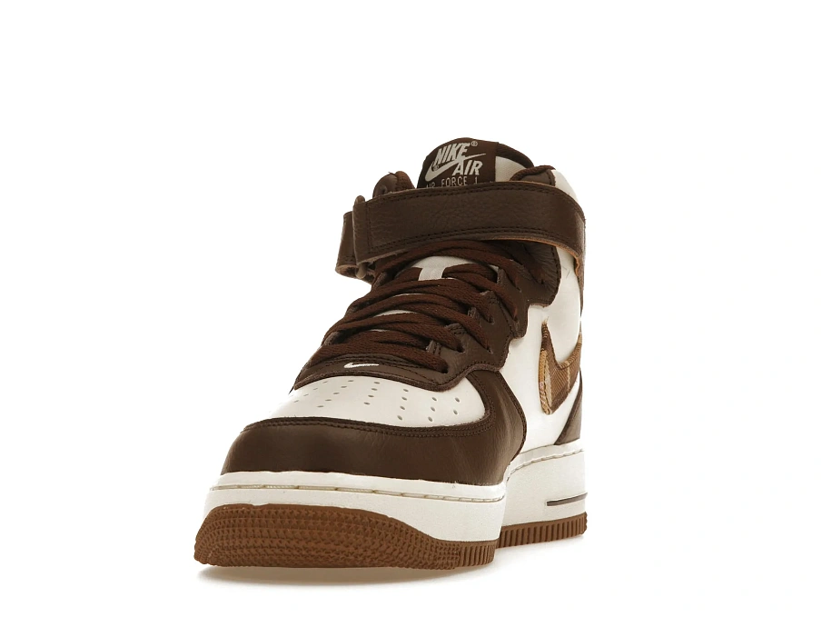 Фото № 3 с приближением к товару «‎Nike Air Force 1 Mid 07 Brown Plaid»