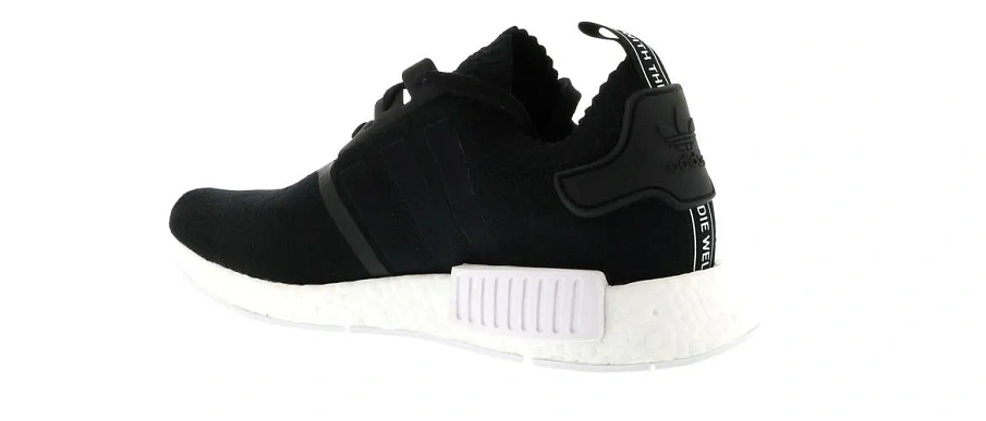 Фото № 2 с приближением к товару «‎adidas NMD R1 Primeknit All Black»