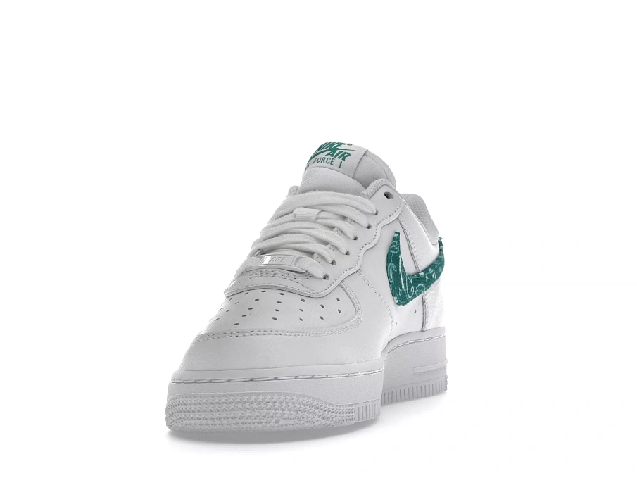 Фото № 2 с приближением к товару «‎Nike Air Force 1 Low '07 Essential White Green Paisley »