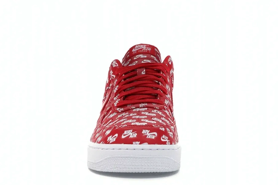 Фото № 2 с приближением к товару «‎Nike Air Force 1 Low All Over Logo Red»