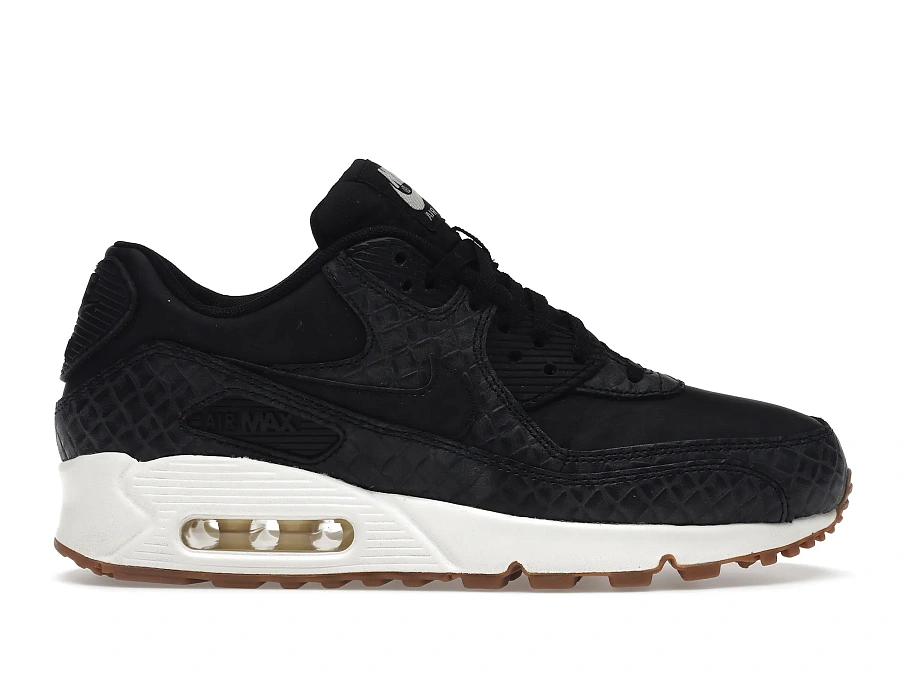 Фото № 1 с приближением к товару «‎Nike Air Max 90 Premium Black Sail »