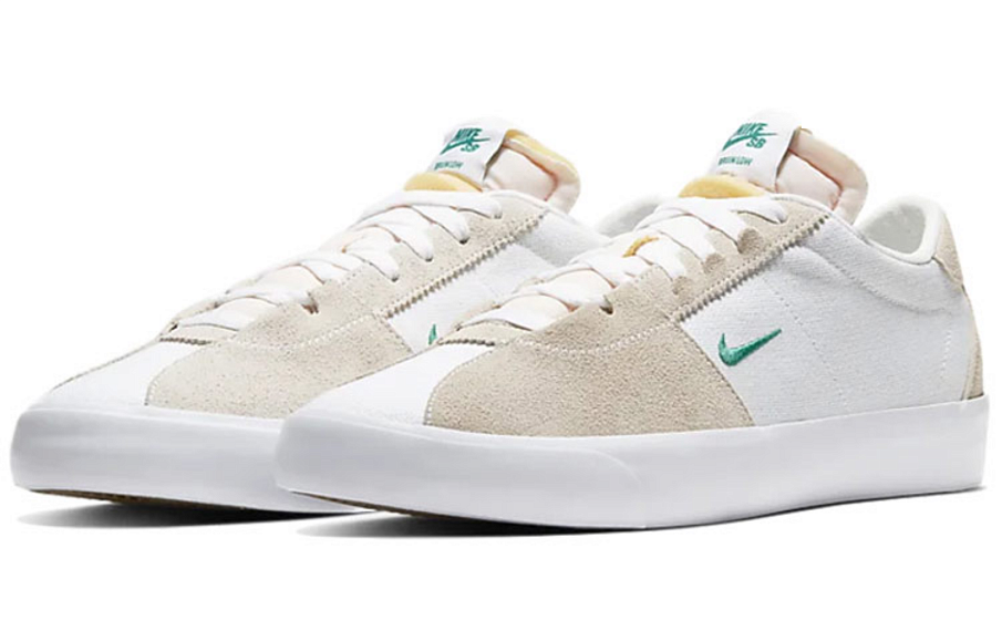 Фото № 3 с приближением к товару «‎ Nike SB Bruin Low Skate shoes WhiteVivid OrangeGum Light BrownNeptune Green»