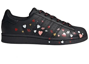 adidas Superstar Valentines Day Black 