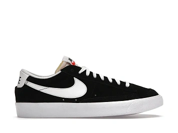 Nike Blazer Low 77 Suede Black White - 1