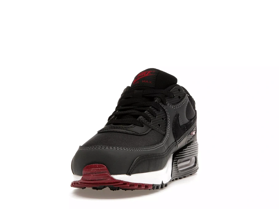 Фото № 2 с приближением к товару «‎Nike Air Max 90 Anthracite Team Red»