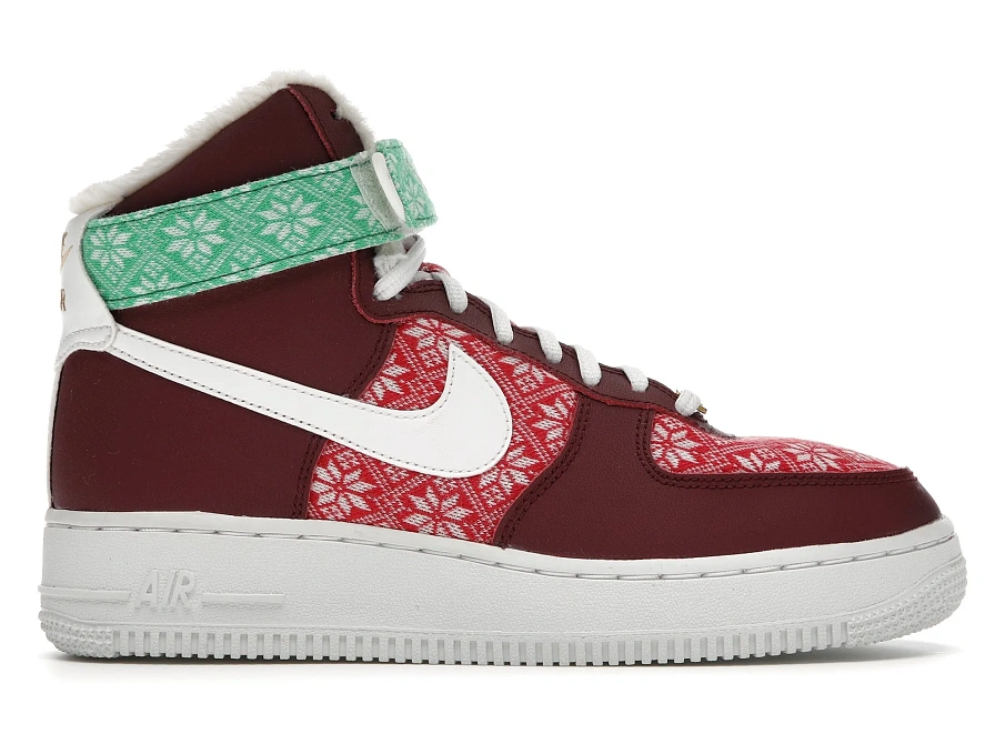 Фото № 1 с приближением к товару «‎Nike Air Force 1 High Nordic Christmas (2020)»