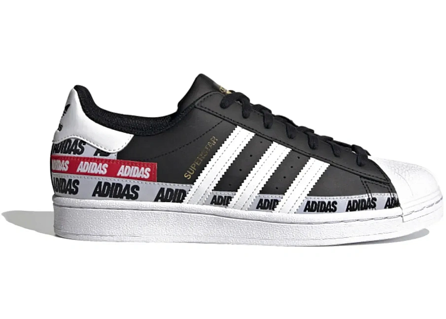 Фото № 1 с приближением к товару «‎adidas Superstar Black Graphic»