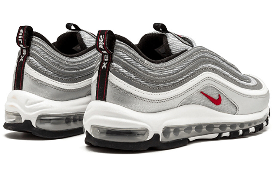 Фото № 3 с приближением к товару «‎ Nike Air Max 97 Running shoes Metallic SilverVarsity RedWhiteBlack»