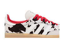 Фото № 3 с приближением к товару «‎adidas Women's Samba OG Cow Print Aurora Coffee»