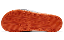 Фото № 4 с приближением к товару «‎Nike Benassi JDI Print 'Team Orange' BlackWhiteTeam Orange»
