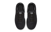Фото № 4 с приближением к товару «‎(BP) Stussy x Nike Air Force 1 Low "Triple Black»