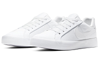 Фото № 3 с приближением к товару «‎Nike Wmns Court Royale AC Canvas 'Triple White'»
