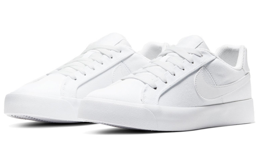 Фото № 3 с приближением к товару «‎Nike Wmns Court Royale AC Canvas 'Triple White'»