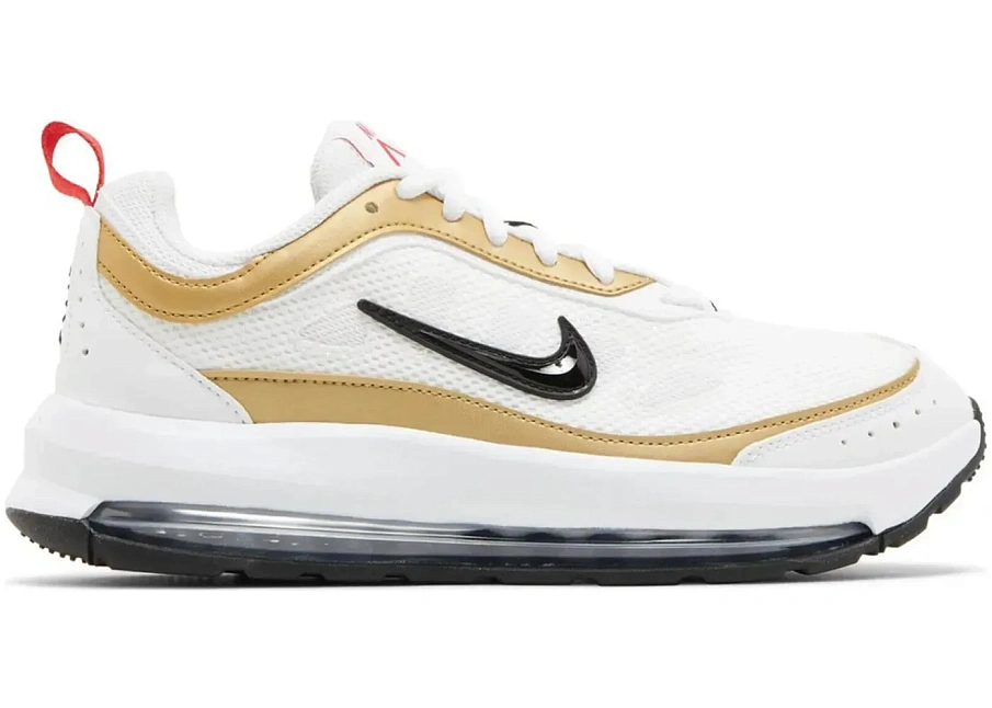 Фото № 1 с приближением к товару «‎Nike Air Max AP White Metallic Gold Red »