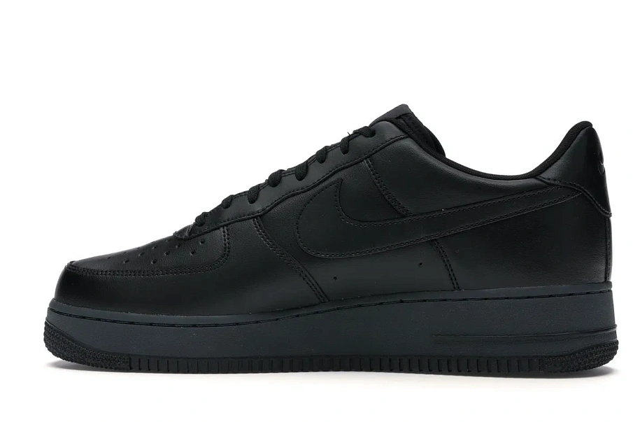 Фото № 5 с приближением к товару «‎Nike Air Force 1 Flyleather Black»