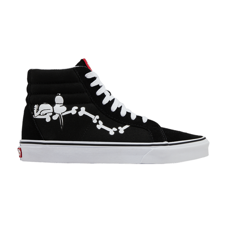 Фото № 1 с приближением к товару «‎Peanuts x Vans SK8-Hi Reissue Snoopy Bones»