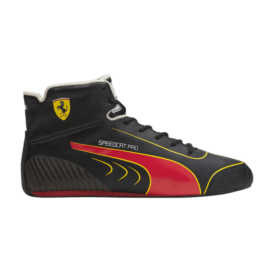 Фото № 1 с приближением к товару «‎Scuderia Ferrari x Puma Speedcat Pro CS Replica Black Rosso Corsa»