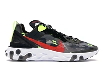 Фото № 1 с приближением к товару «‎Nike React Element 87 Medium Olive Bright Crimson»