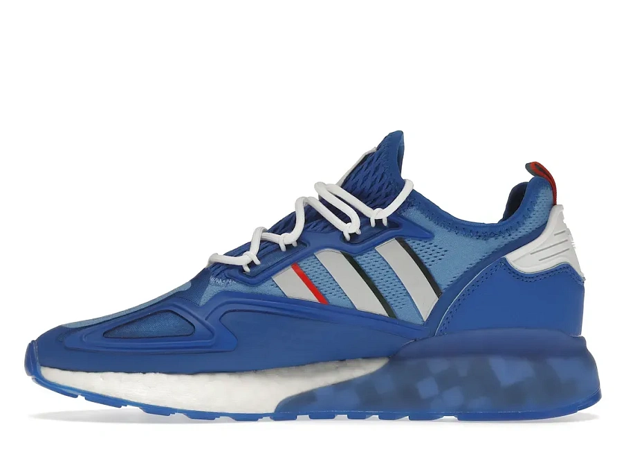 Фото № 3 с приближением к товару «‎adidas ZX 2K Boost Ninja Time In Blue»