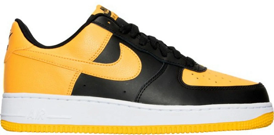 Фото № 1 с приближением к товару «‎Nike Air Force 1 Low Black University Gold»