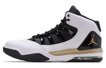 Air Jordan Max Aura "White Black Gold - 1