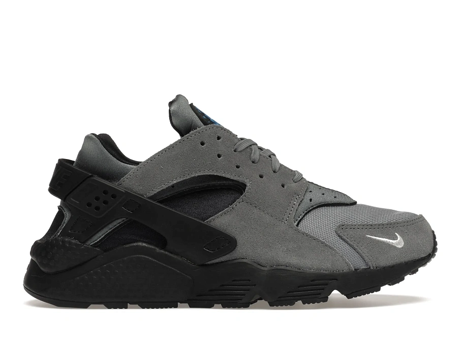 Фото № 1 с приближением к товару «‎Nike Air Huarache Grey Suede Laser Blue»