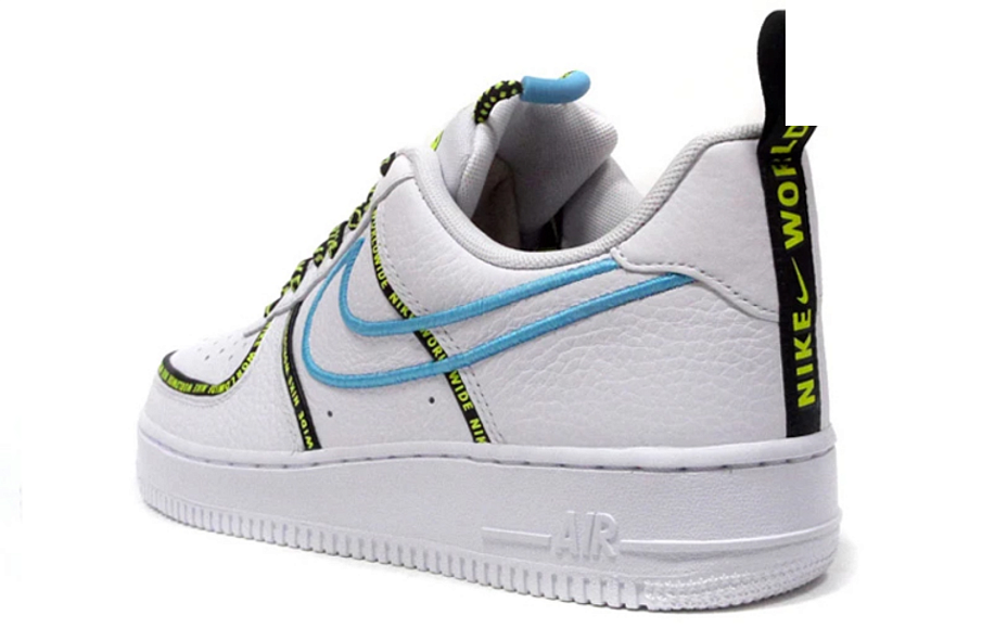 Фото № 3 с приближением к товару «‎Nike Air Force 1 '07 Premium 'Worldwide Pack - Blue Fury'»
