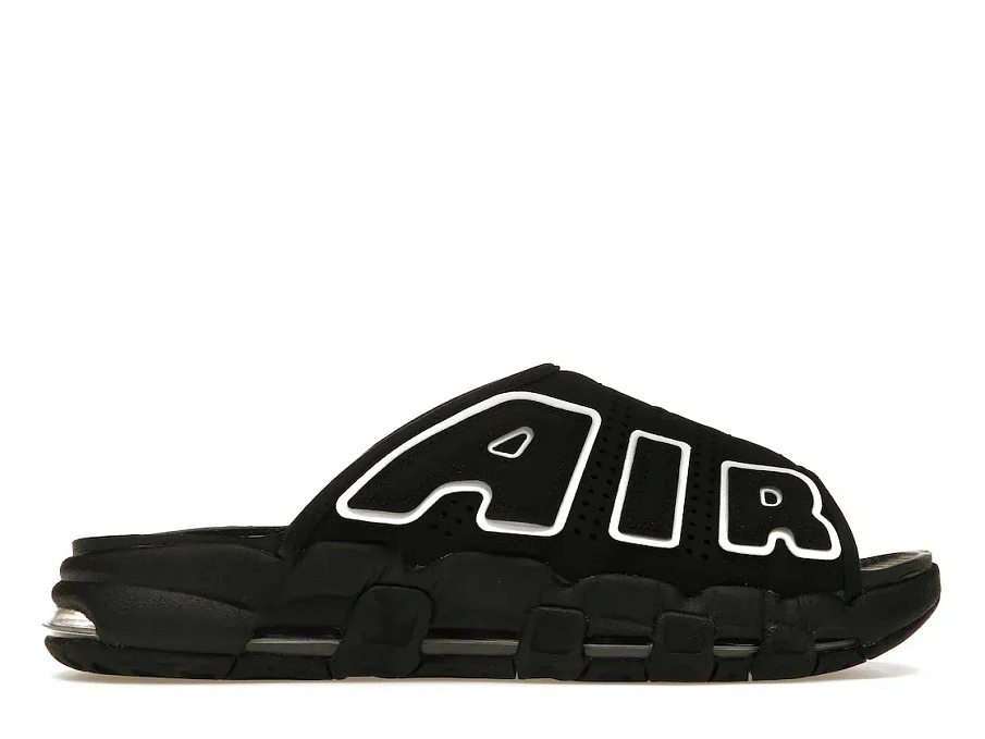 Фото № 1 с приближением к товару «‎Nike Air More Uptempo Slide OG Black White»