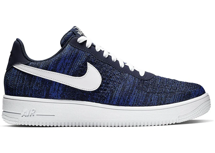 Фото № 1 с приближением к товару «‎Nike Air Force 1 Flyknit 2 College Navy»