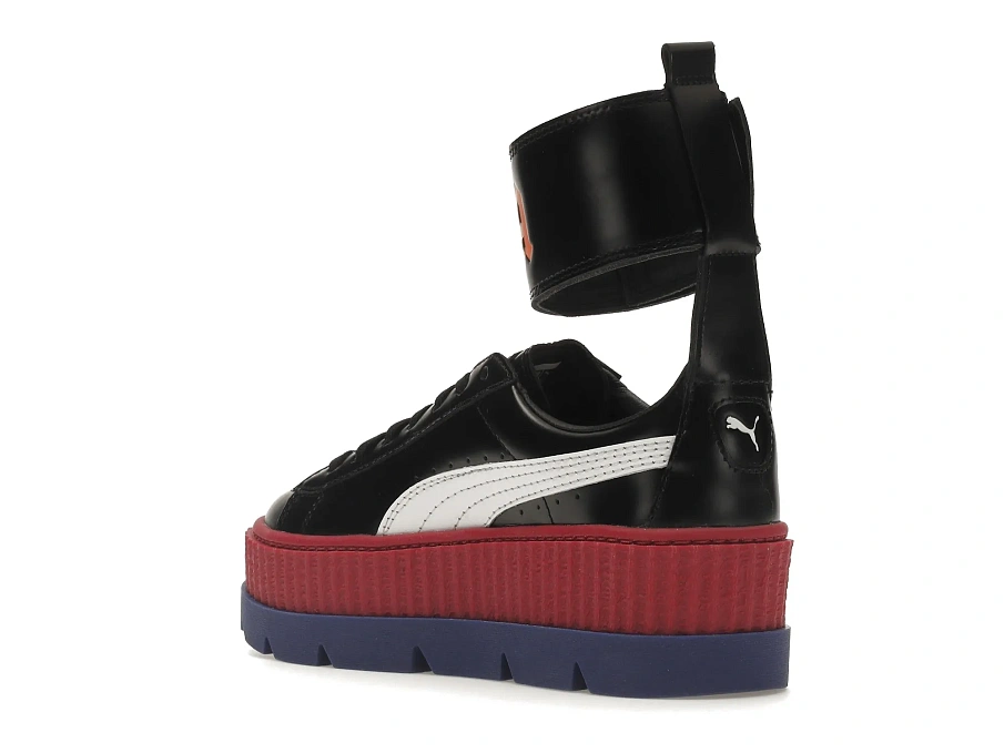Фото № 6 с приближением к товару «‎Puma Ankle Strap Rihanna Fenty Black »