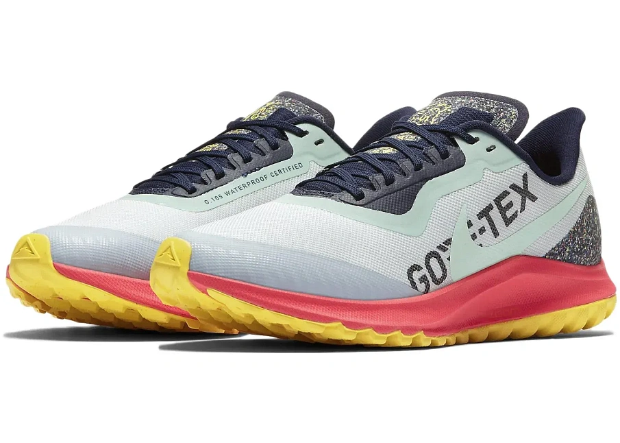 Фото № 1 с приближением к товару «‎Nike Zoom Pegasus 36 Trail Gore-Tex Grey Green »