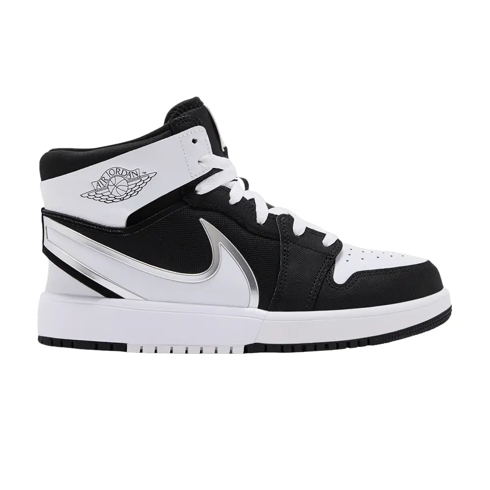 Air Jordan 1 Mid RM EasyOn GS Black White - 1