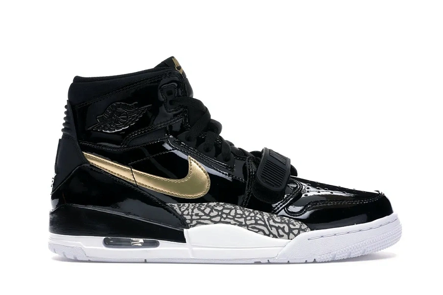 Фото № 1 с приближением к товару «‎Jordan Legacy 312 Black Gold Patent»