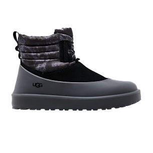 UGG Classic Mini Lace-Up Weather Smokescreen Boot Black