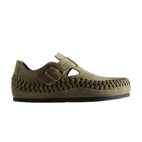 Фото № 1 с приближением к товару «‎Kith x Birkenstock London Braided Olive Night»