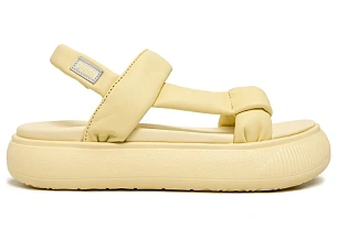 Puma Suede Mayu Summer Sandal Yellow Anise Flower 