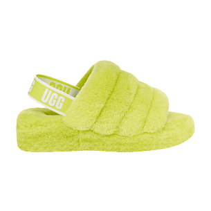 UGG Women's Fluff Yeah Slide Key Lime