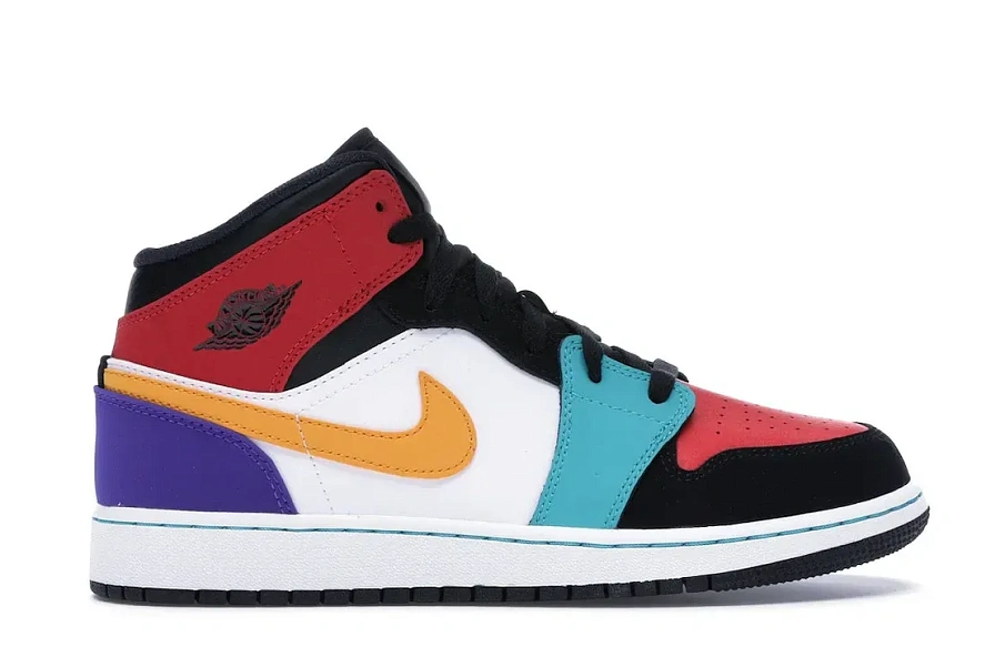Фото № 1 с приближением к товару «‎Jordan 1 Mid Bred Multi-Color »