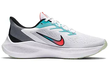 Nike Wmns Zoom Winflo 7 'White Flash Crimson' Puma WhitePalace Blue - 2