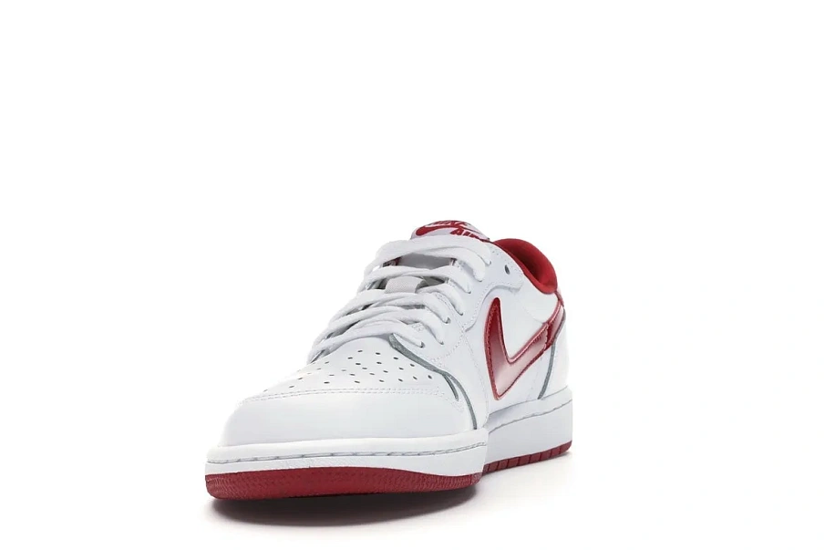 Фото № 2 с приближением к товару «‎Jordan 1 Retro Low White Varsity Red»