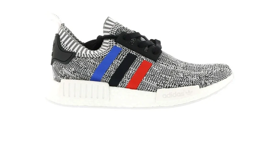 Фото № 1 с приближением к товару «‎adidas NMD R1 Tri Color Stripes White»