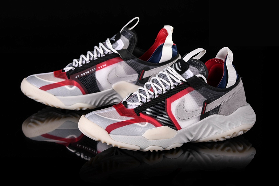 Фото № 2 с приближением к товару «‎Nike Air Jordan Delta Sports Casual Shoes greyredblack»